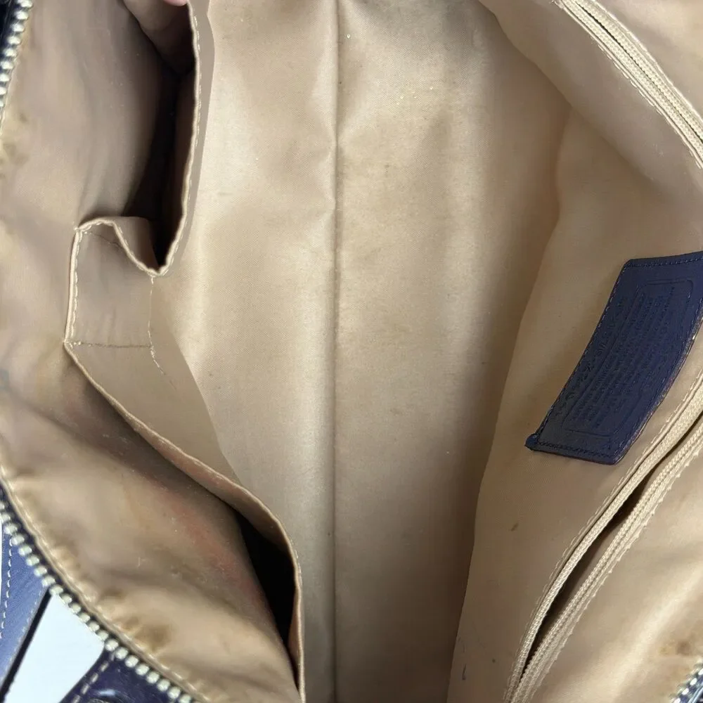 Coach structured satchel